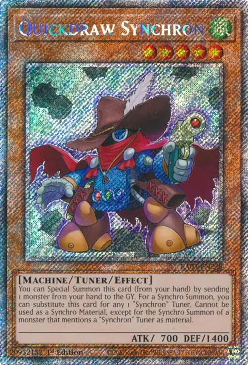 Quickdraw Synchron (Platinum Secret Rare) [Ra03-En228] Platinum Secret Rare 1