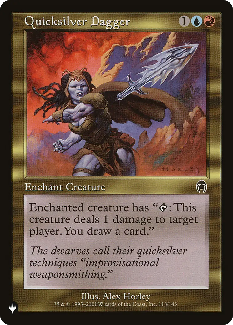 Quicksilver Dagger [The List] 1