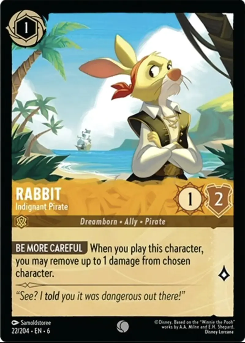 Rabbit - Indignant Pirate (22/204) [Azurite Sea] 1