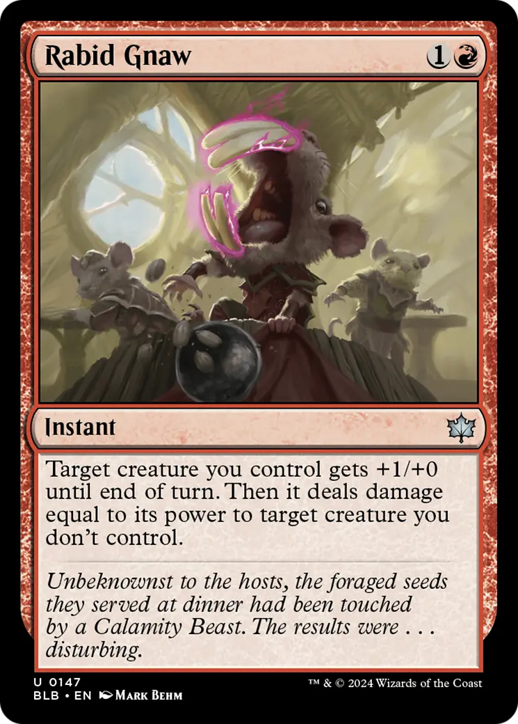 Rabid Gnaw [Bloomburrow] 1