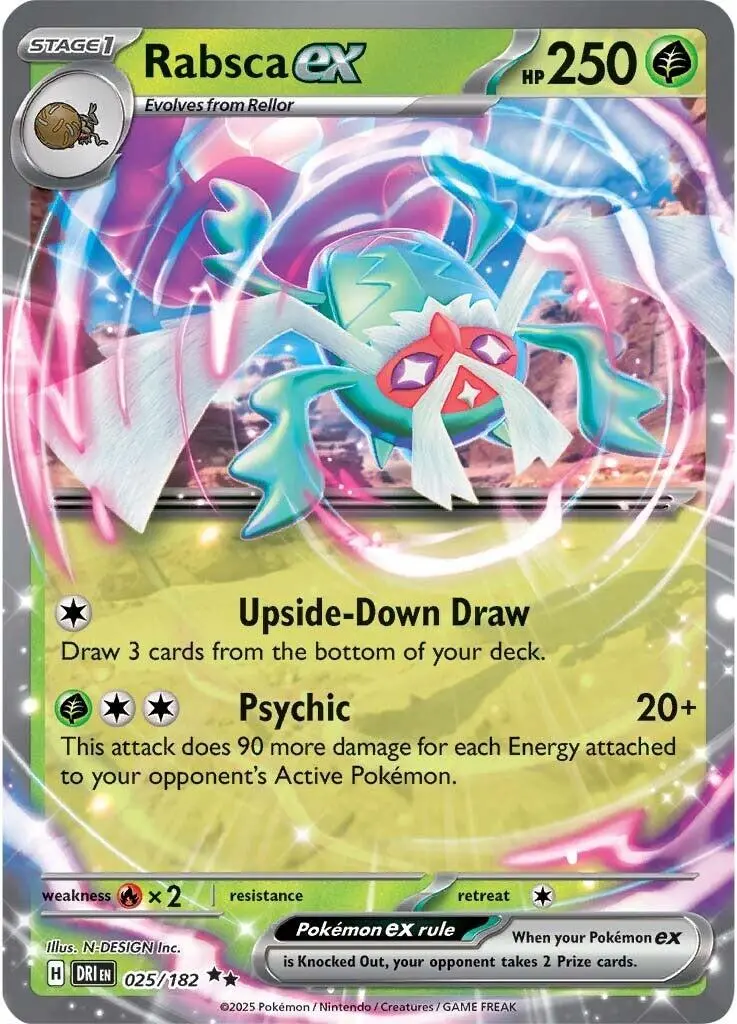 Rabsca Ex (025/182) [Scarlet & Violet: Destined Rivals] 1