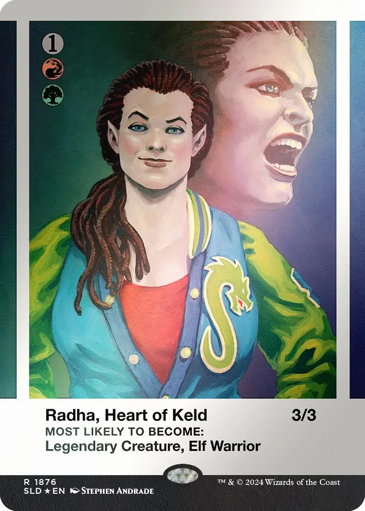 Radha, Heart Of Keld (Rainbow Foil) [Secret Lair Drop Series] 1