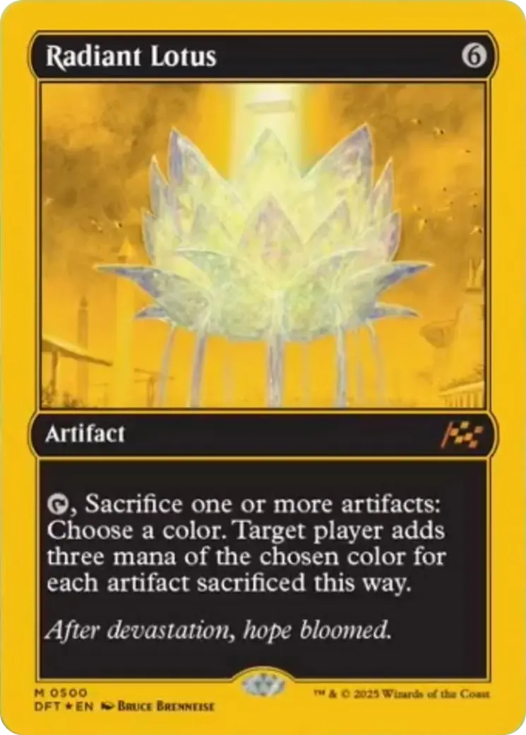Radiant Lotus (First-Place Foil) [Aetherdrift] 1