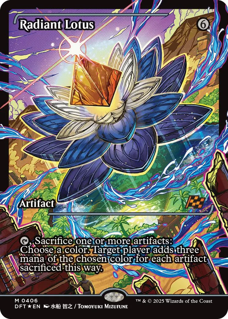 Radiant Lotus (Showcase) (Japanese) [Aetherdrift] 1