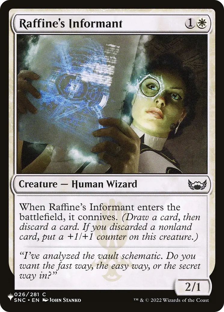 Raffine's Informant [The List] 1