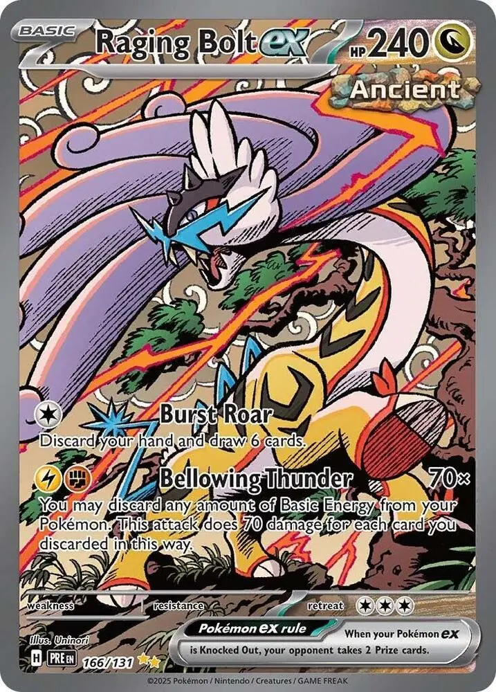 Raging Bolt Ex (166/131) [Scarlet & Violet: Prismatic Evolutions] 1