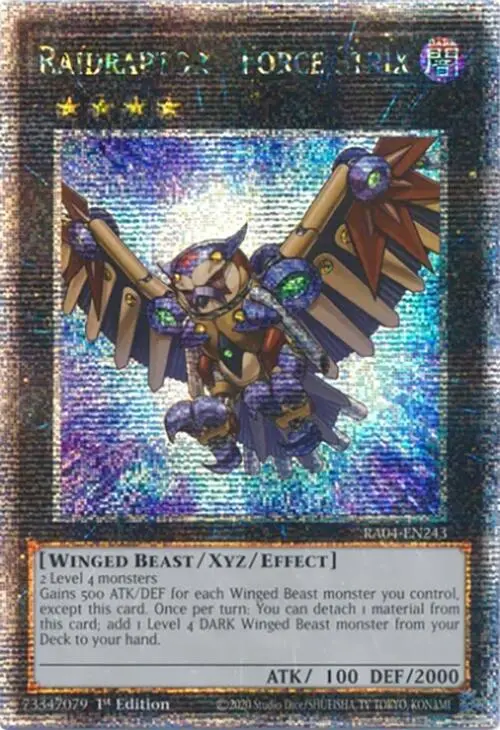 Raidraptor - Force Strix [Ra04-En243] Quarter Century Secret Rare 1