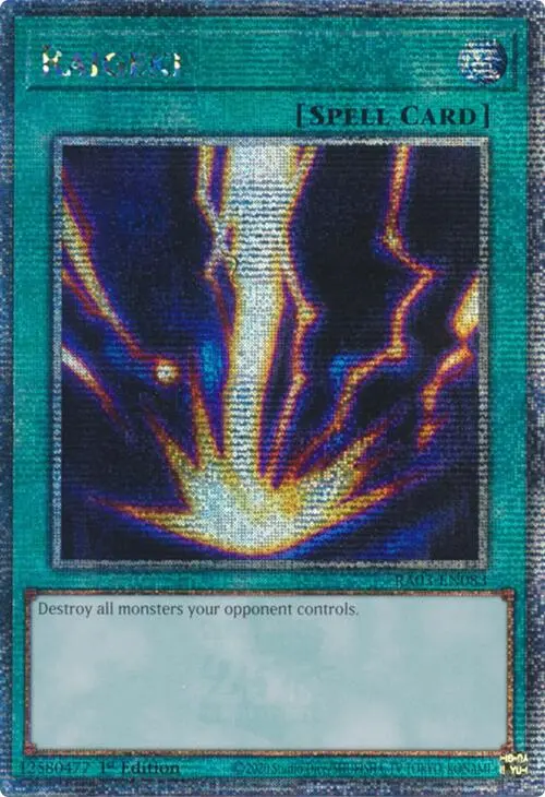 Raigeki (Quarter Century Secret Rare) [Ra03-En083] Quarter Century Secret Rare 1