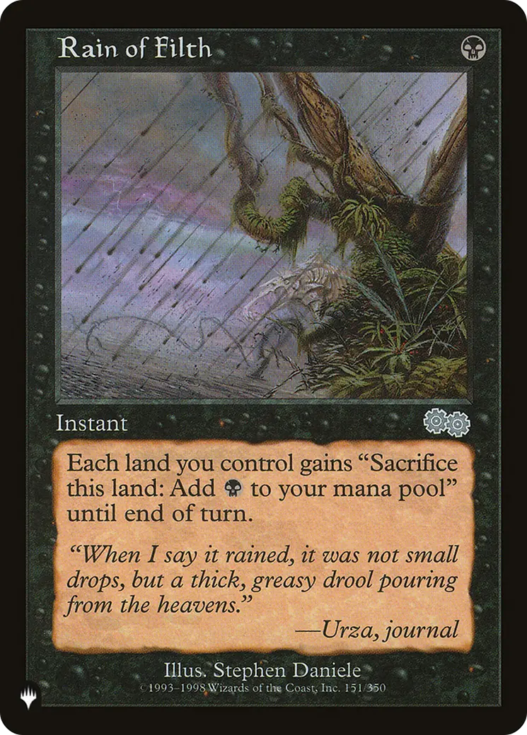 Rain Of Filth [The List] 1