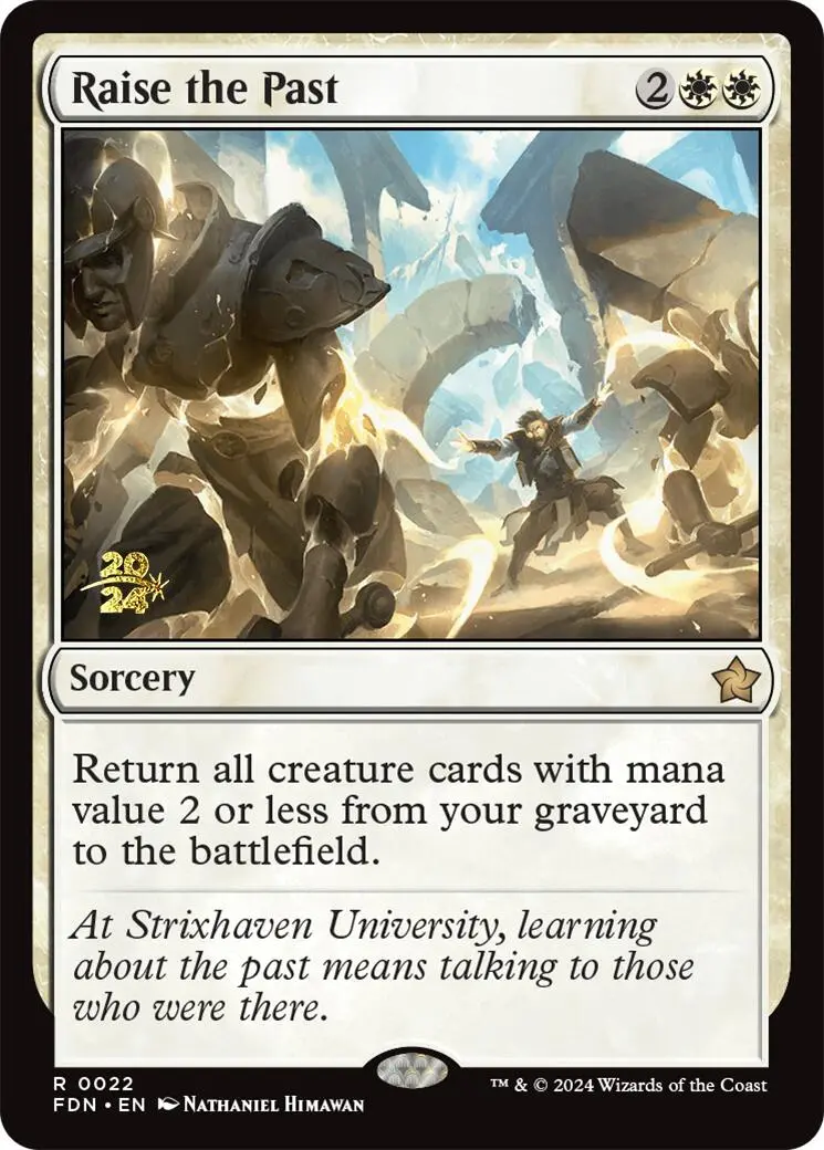 Raise The Past [Foundations Prerelease Promos] 1