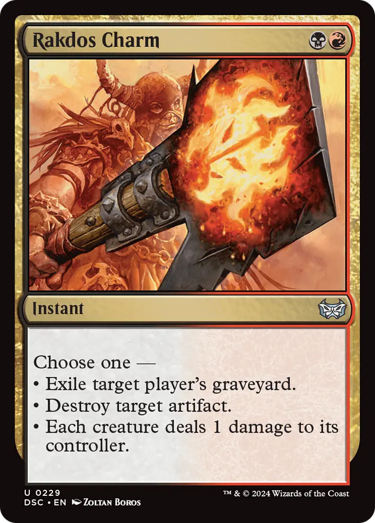 Rakdos Charm [Duskmourn: House Of Horror Commander] 1