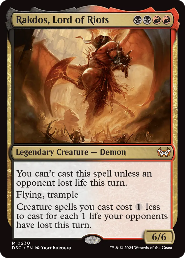 Rakdos, Lord Of Riots [Duskmourn: House Of Horror Commander] 1