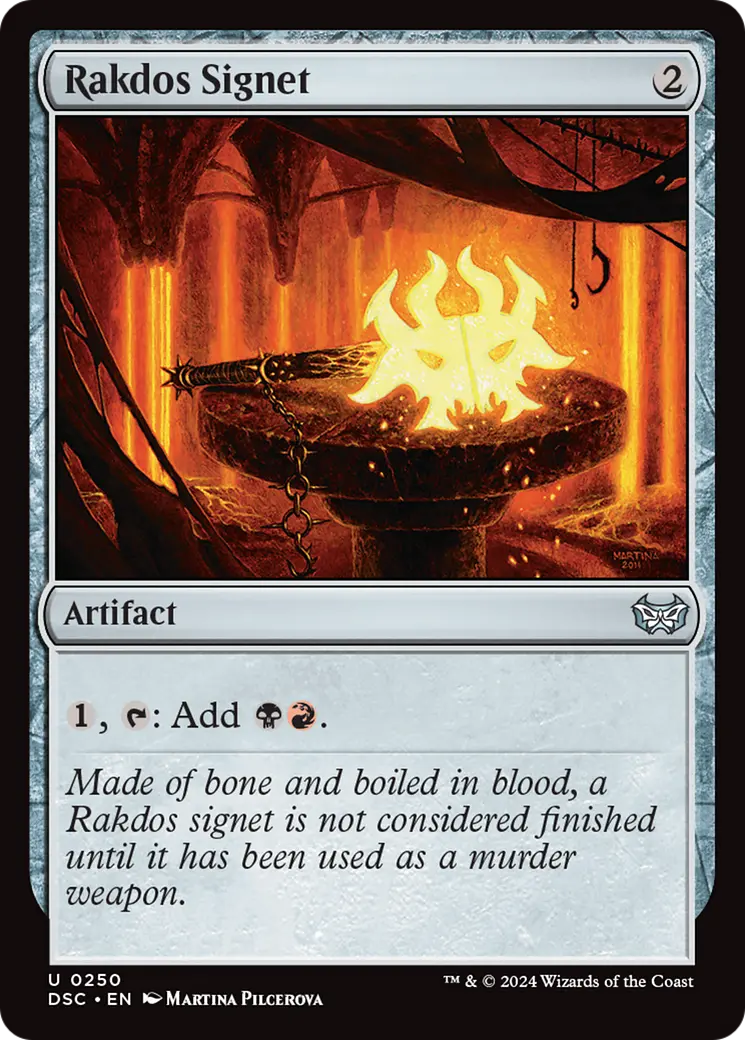 Rakdos Signet [Duskmourn: House Of Horror Commander] 1