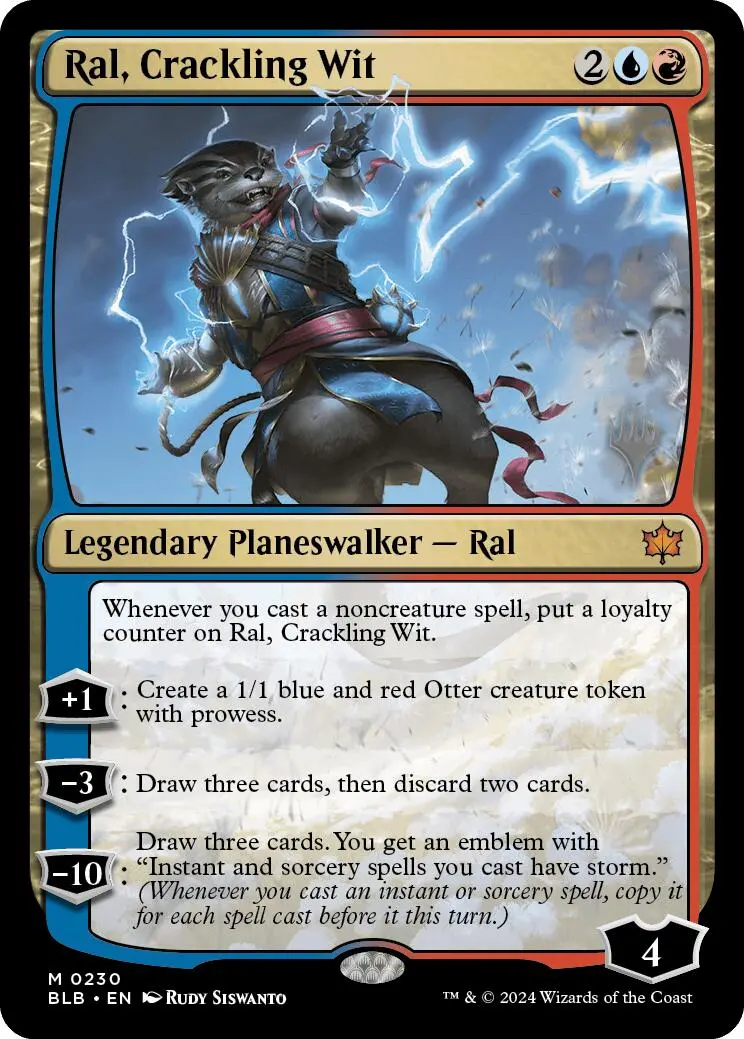Ral, Crackling Wit (Promo Pack) [Bloomburrow Promos] 1