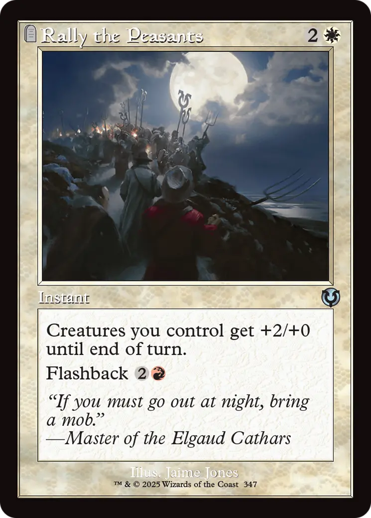Rally The Peasants (Retro Frame) [Innistrad Remastered] 1
