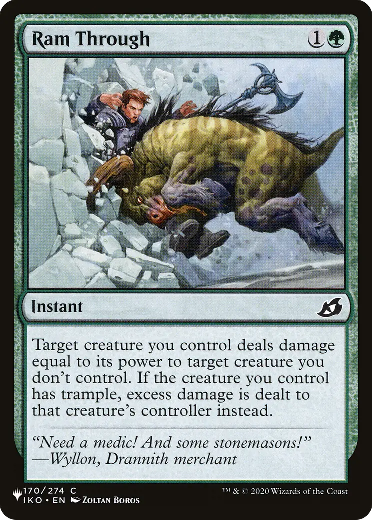 Ram Through [The List] 1