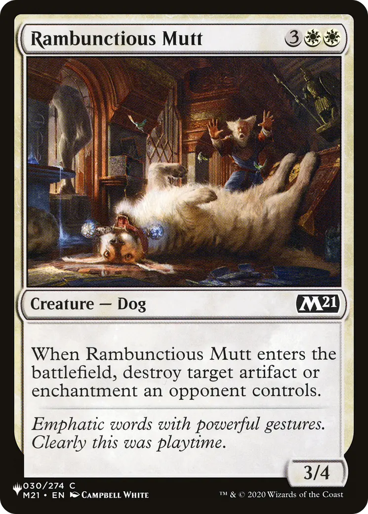 Rambunctious Mutt [The List] 1