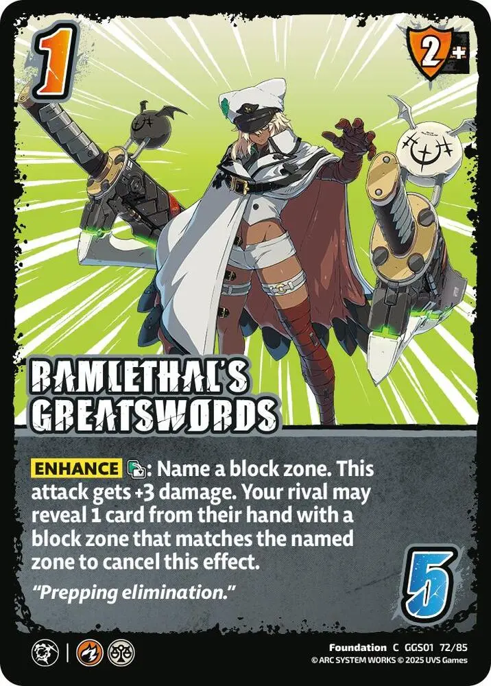 Ramlethal's Greatswords - Guilty Gear -Strive- 1