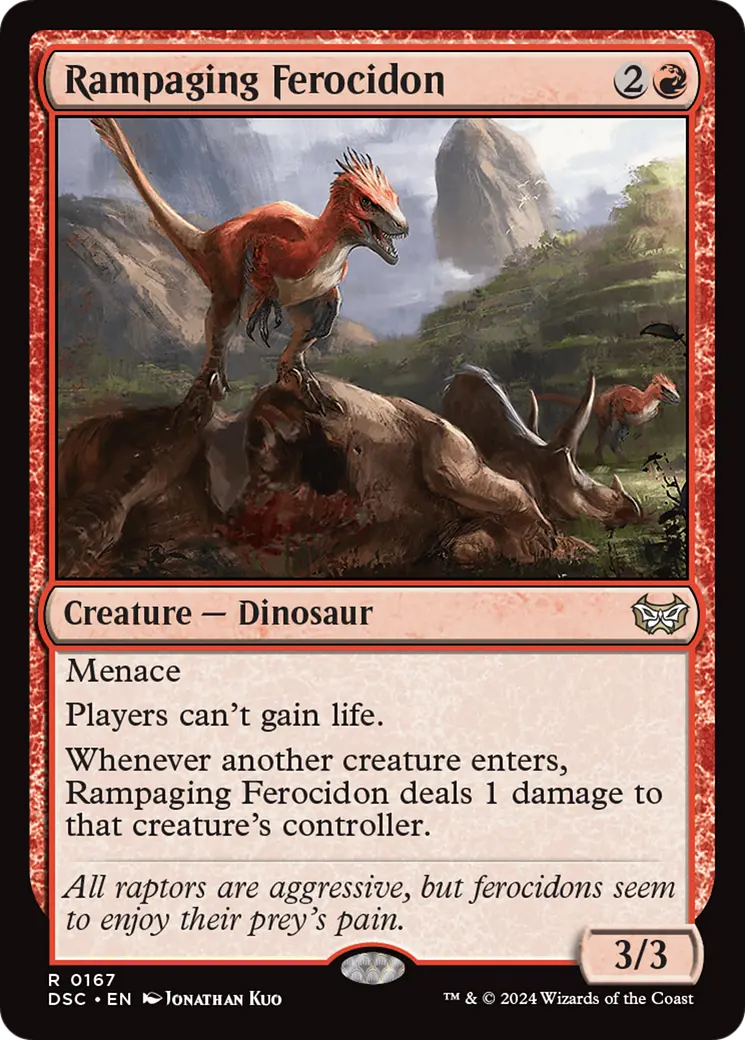 Rampaging Ferocidon [Duskmourn: House Of Horror Commander] 1