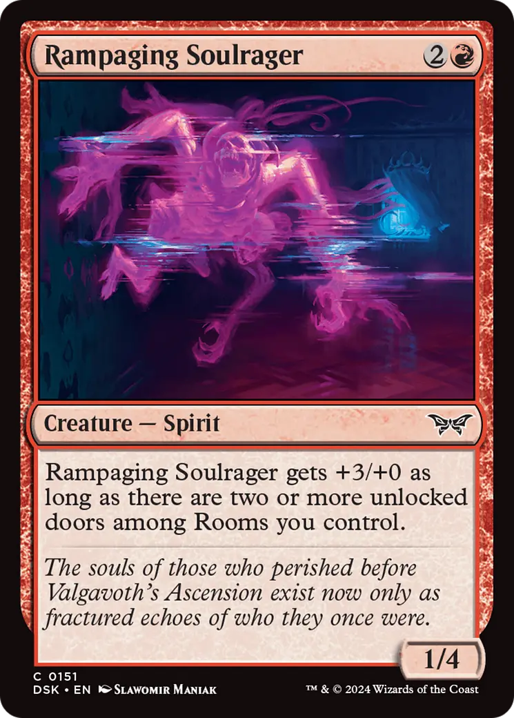 Rampaging Soulrager [Duskmourn: House Of Horror] 1