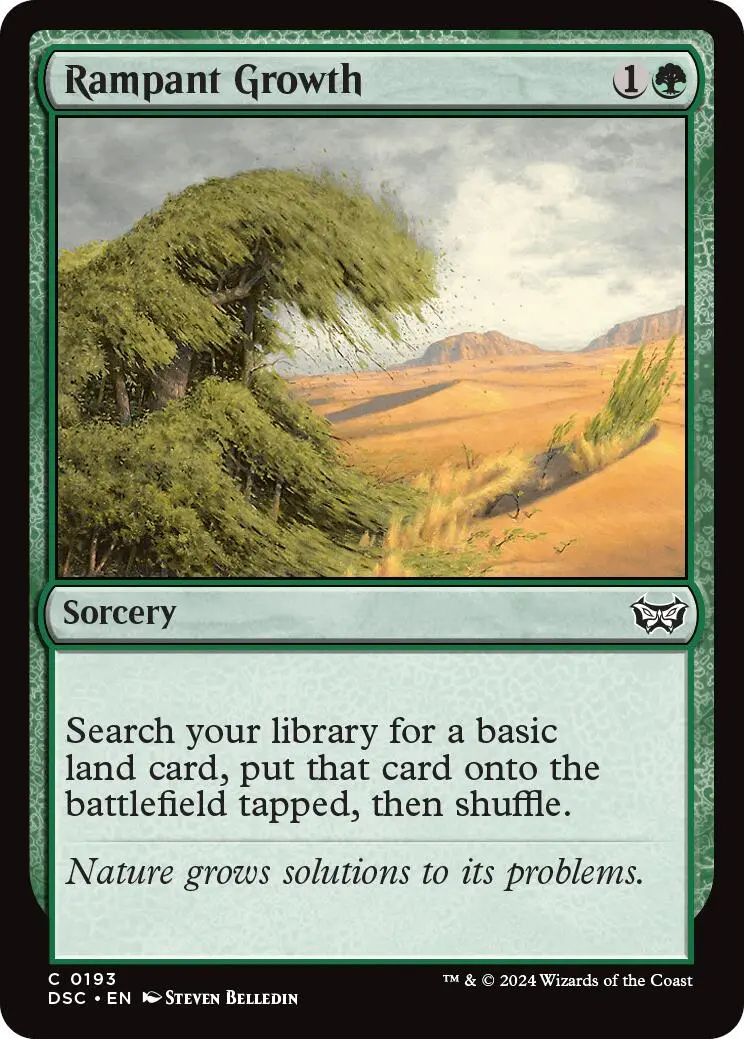 Rampant Growth [Duskmourn: House Of Horror Commander] 1