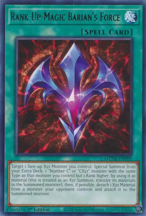 Rank-Up-Magic Barian's Force [Mztm-En099] Rare 1