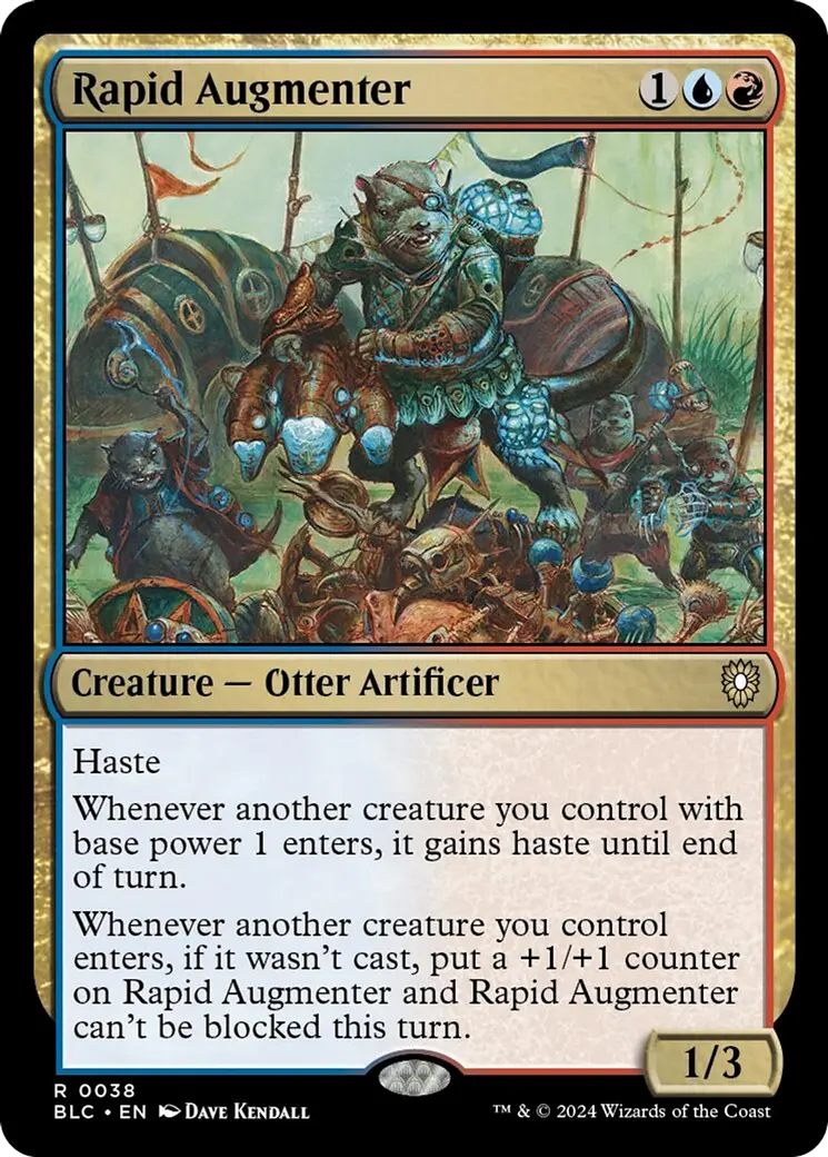 Rapid Augmenter [Bloomburrow Commander] 1