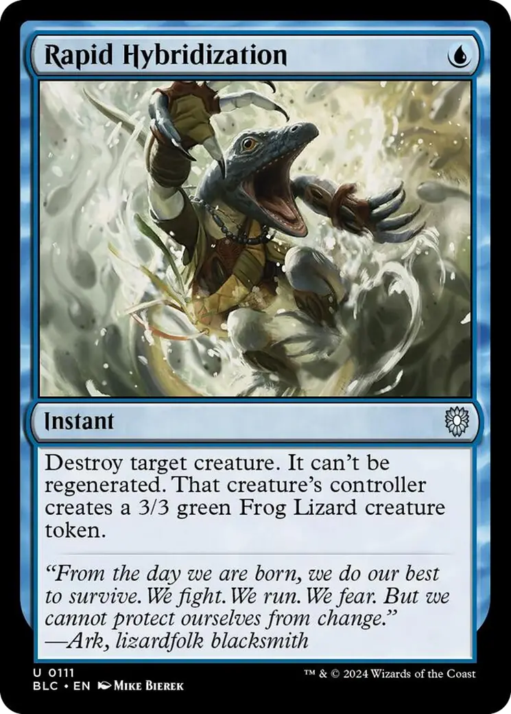 Rapid Hybridization [Bloomburrow Commander] 1