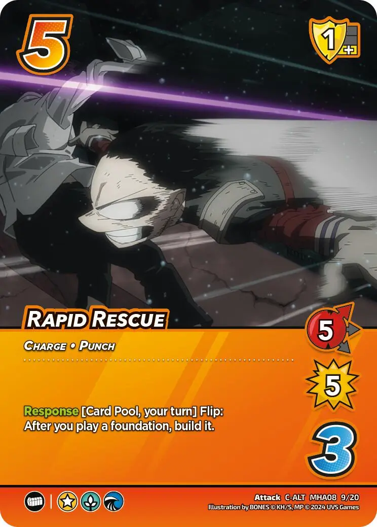 Rapid Rescue (Alternate Art) [Challenger Series: My Hero Academia - Dark Hero Arc] 1