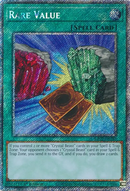 Rare Value (Platinum Secret Rare) [Ra03-En182] Platinum Secret Rare 1