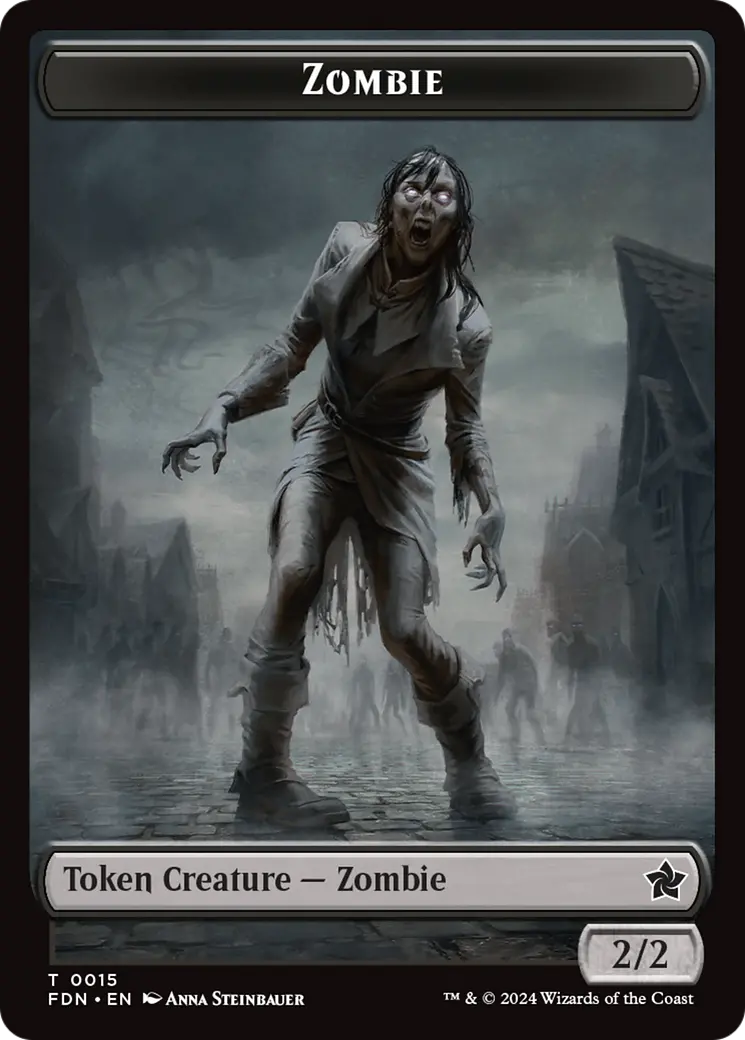Rat (0014) // Zombie Double-Sided Token [Foundations Tokens] 1