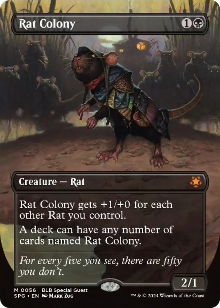 Rat Colony (Borderless) [Bloomburrow Special Guests] 1