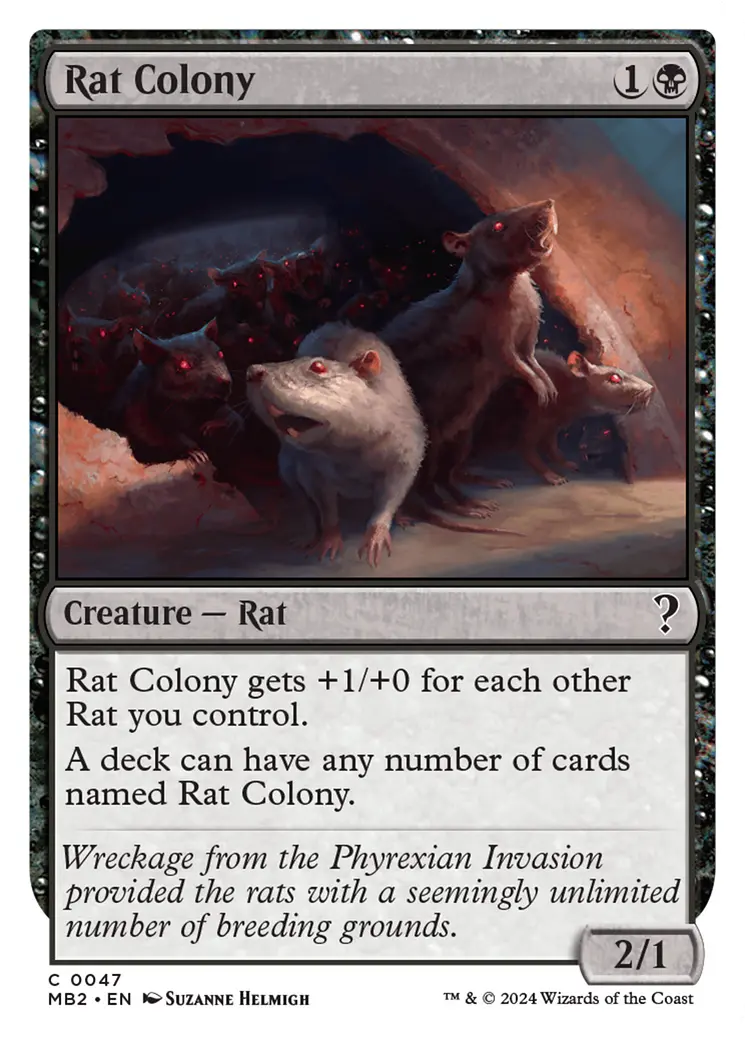 Rat Colony (White Border) [Mystery Booster 2] 1