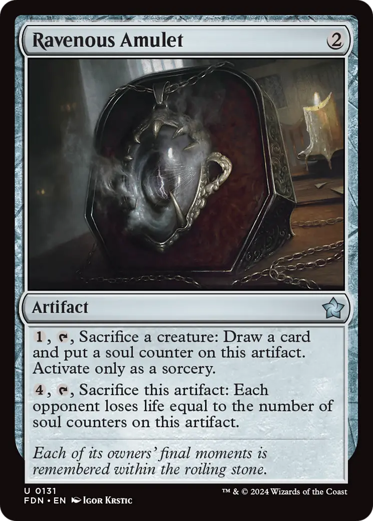 Ravenous Amulet [Foundations] 1