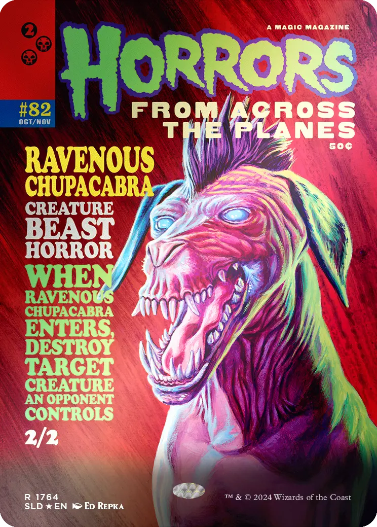 Ravenous Chupacabra (1764) (Rainbow Foil) [Secret Lair Drop Series] 1