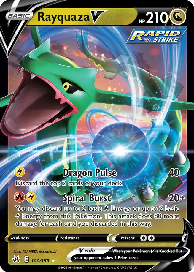 Rayquaza V 100/159 (Jumbo Card) [Sword & Shield: Evolving Skies] 1