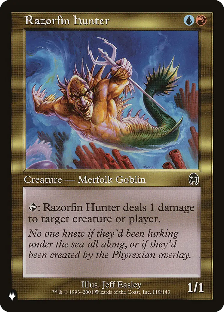 Razorfin Hunter [The List] 1
