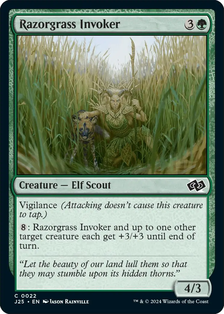 Razorgrass Invoker [Foundations Jumpstart] 1