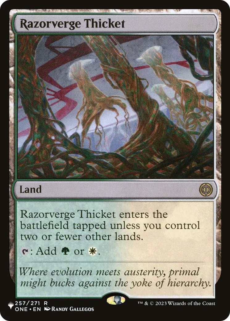 Razorverge Thicket [The List] 1