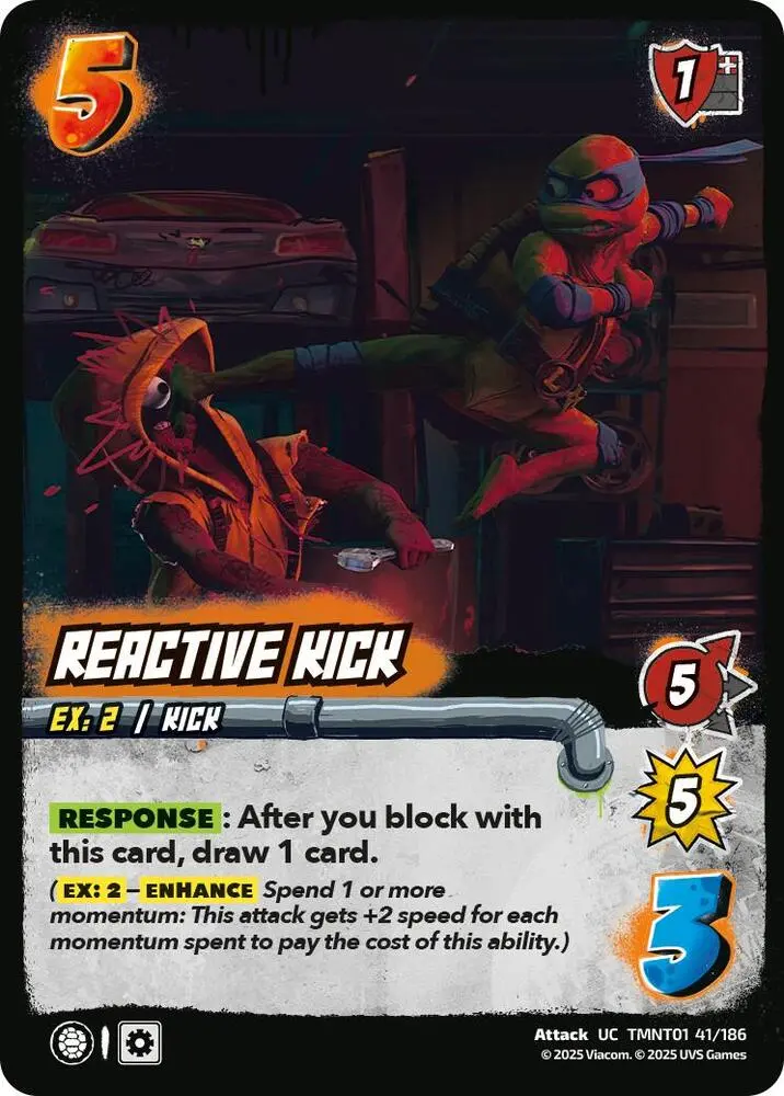 Reactive Kick - Teenage Mutant Ninja Turtles (Tmnt) 1