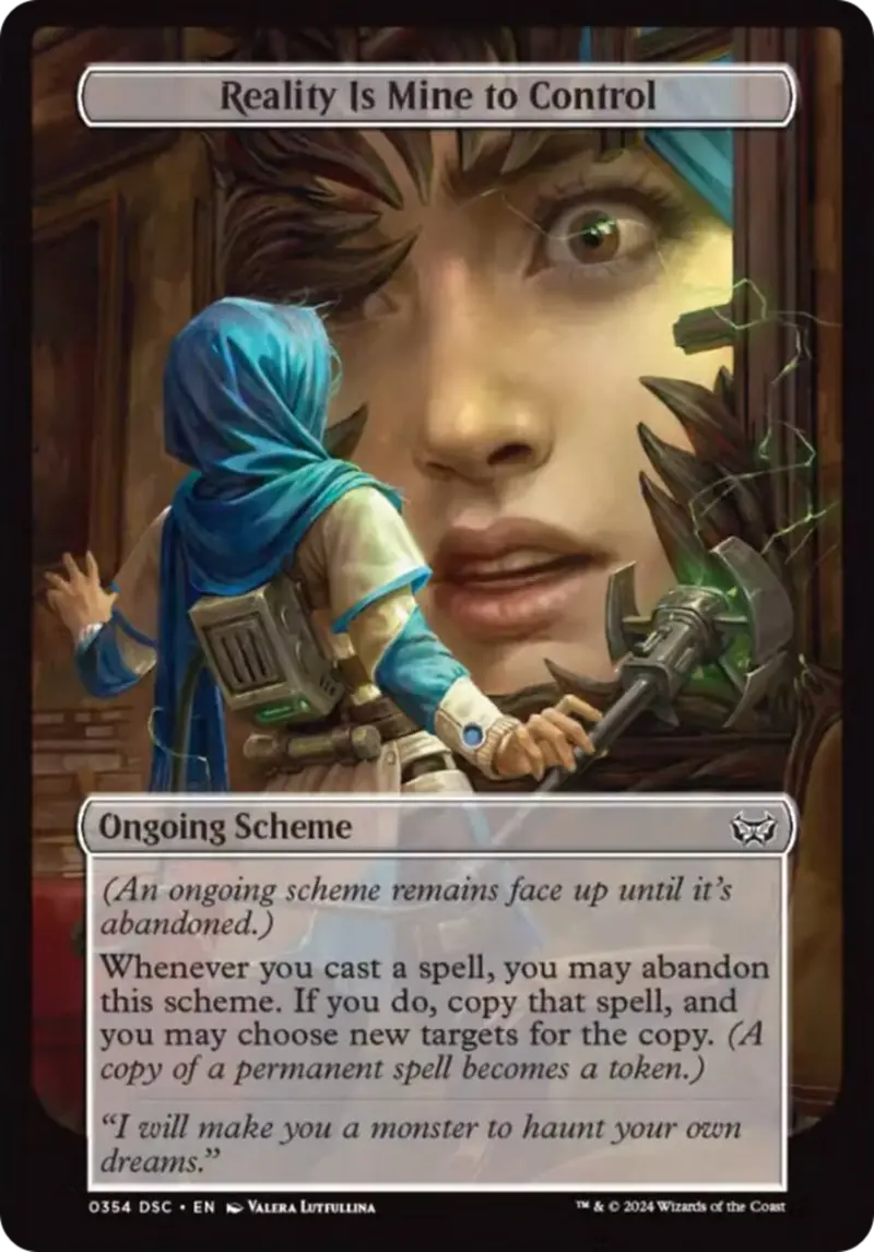 Reality Is Mine To Control (Full Art) [Duskmourn: Archenemy] 1
