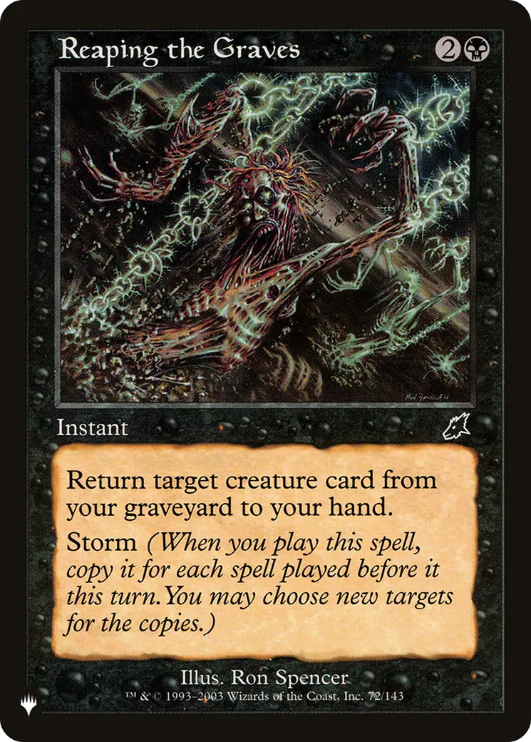 Reaping The Graves [The List] 1