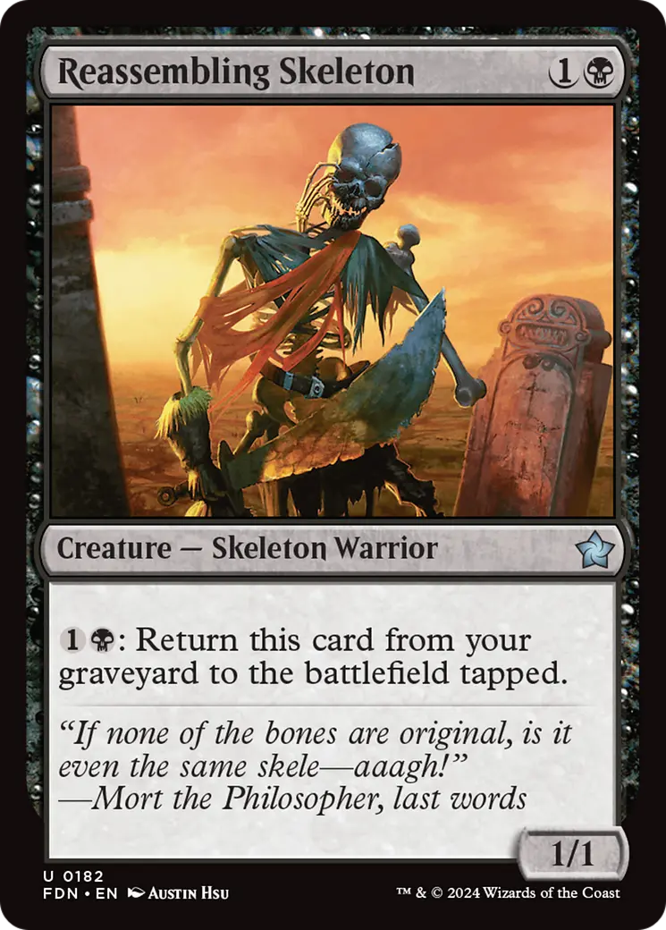 Reassembling Skeleton [Foundations] 1