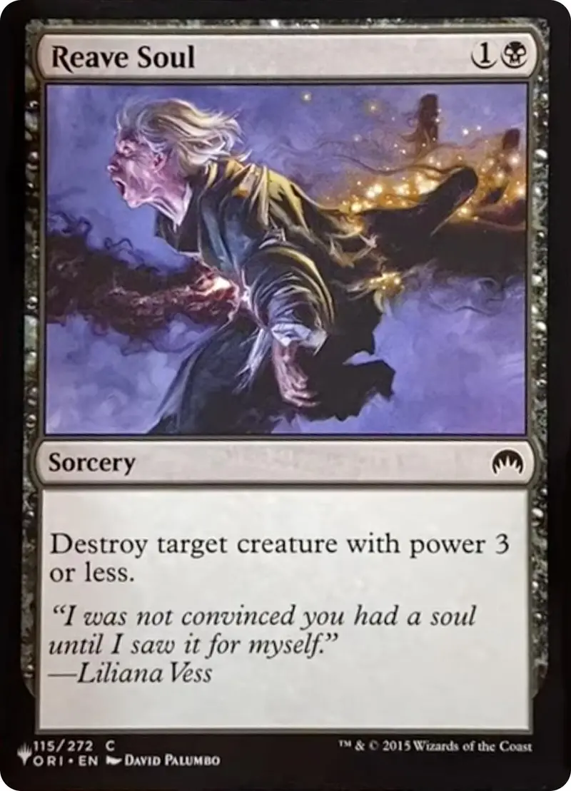 Reave Soul [The List] 1