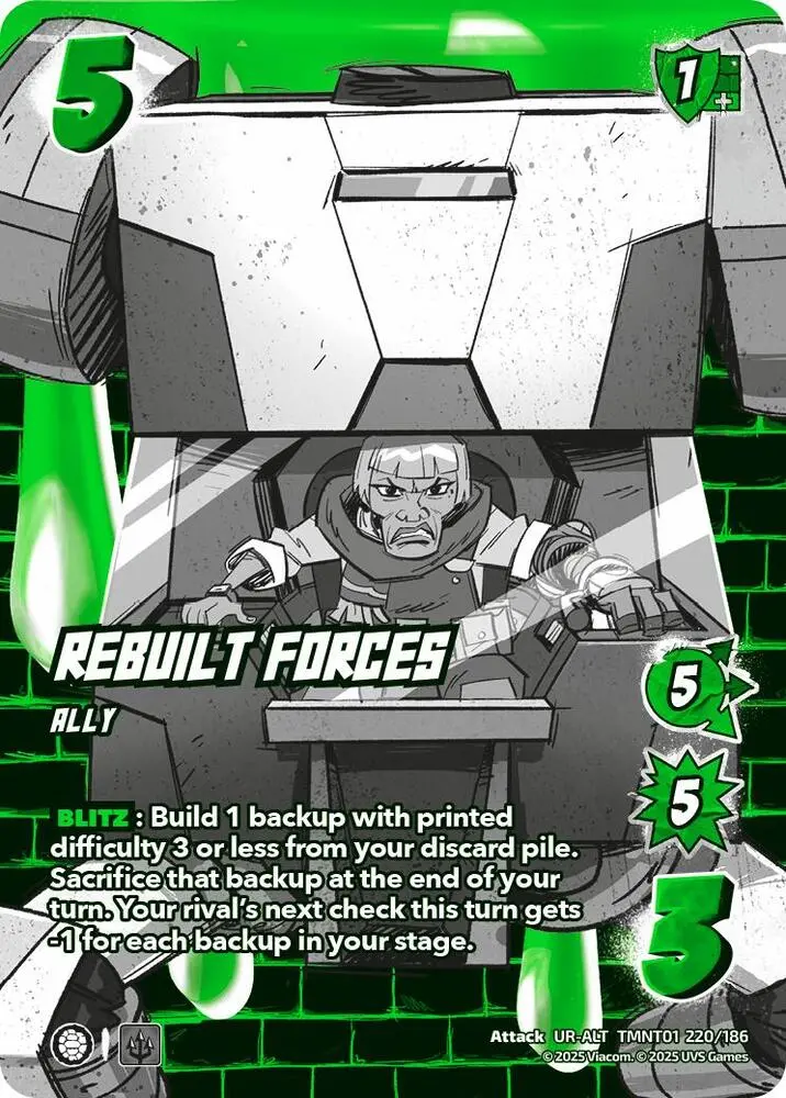 Rebuilt Forces (Alternate Art) - Teenage Mutant Ninja Turtles (Tmnt) 1