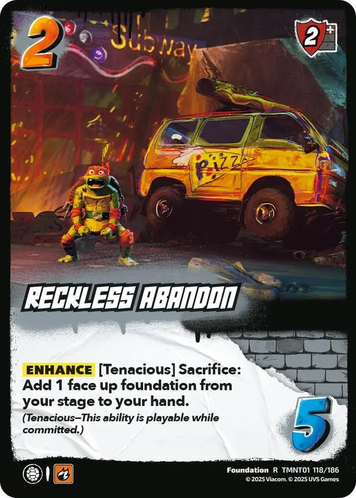 Reckless Abandon - Teenage Mutant Ninja Turtles (Tmnt) 1