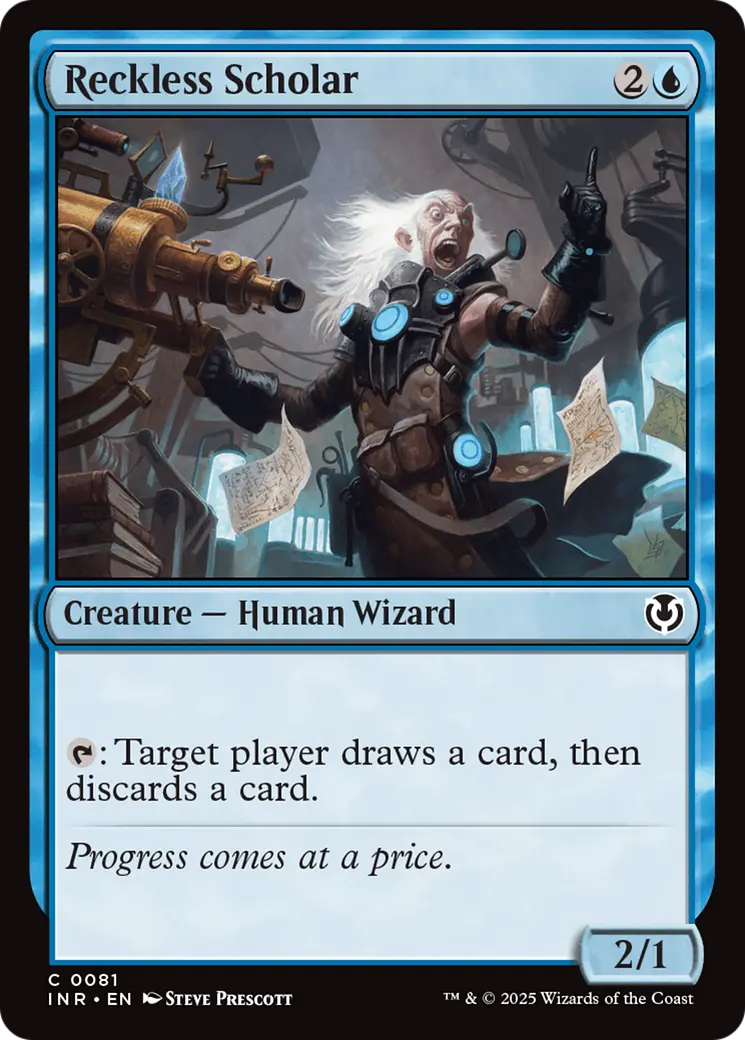 Reckless Scholar [Innistrad Remastered] 1