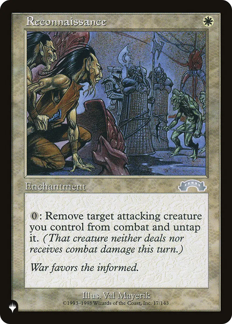 Reconnaissance [The List] 1