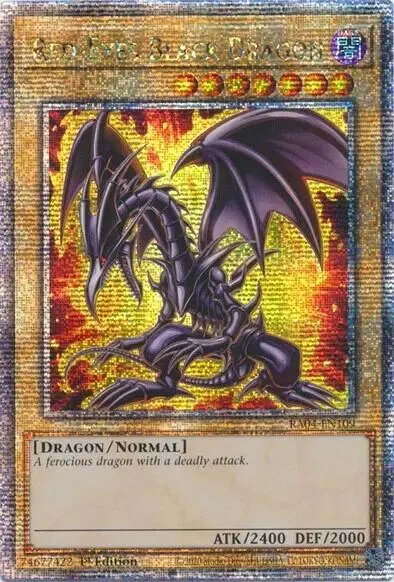 Red-Eyes Black Dragon (7Th Art) [Ra04-En109] Quarter Century Secret Rare 1