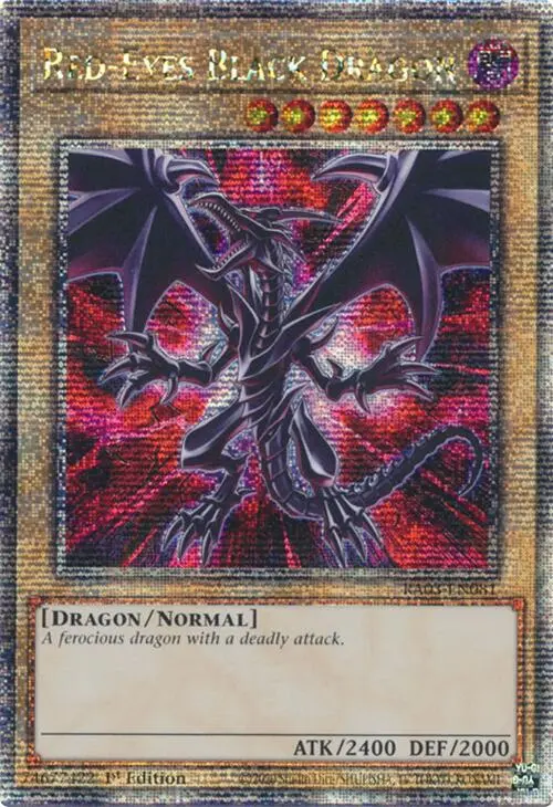 Red-Eyes Black Dragon (Quarter Century Secret Rare) [Ra03-En081] Quarter Century Secret Rare 1
